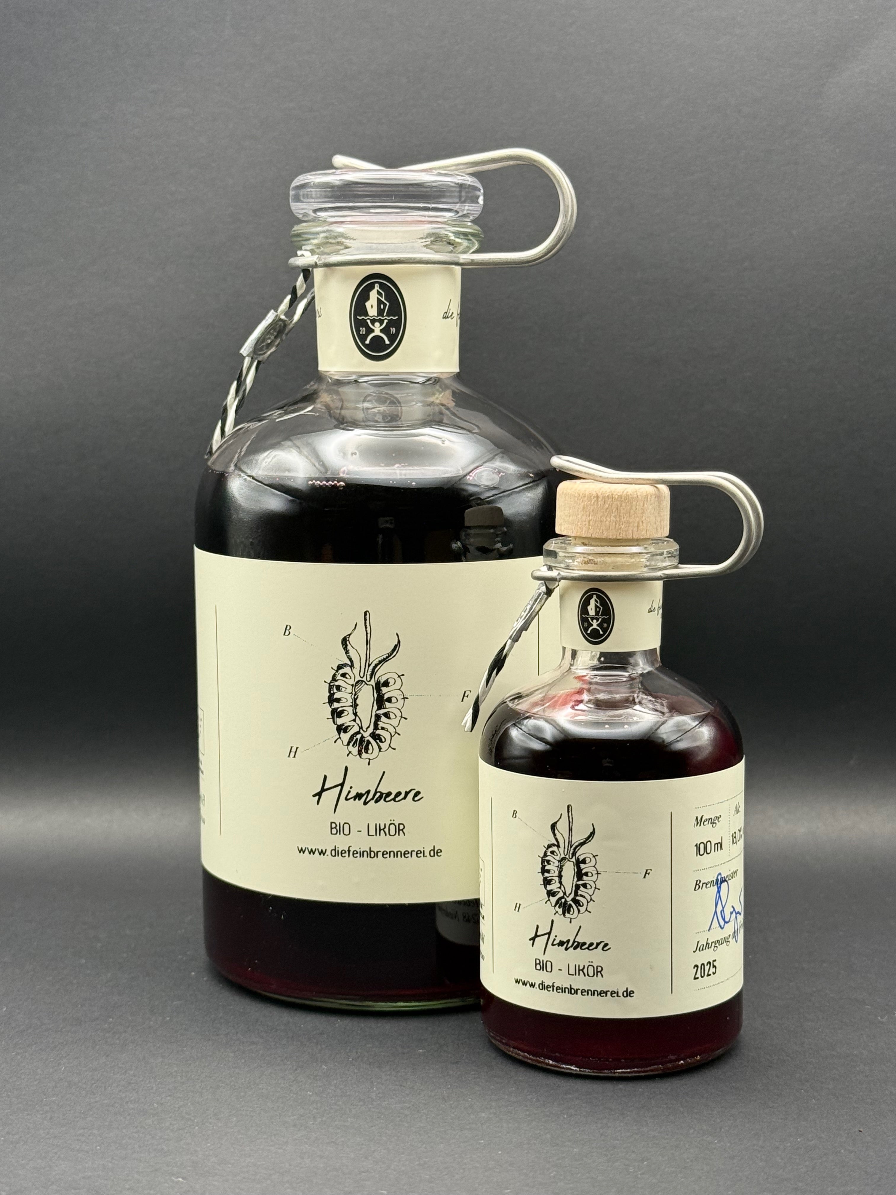 Raspberry liqueur (certified organic)