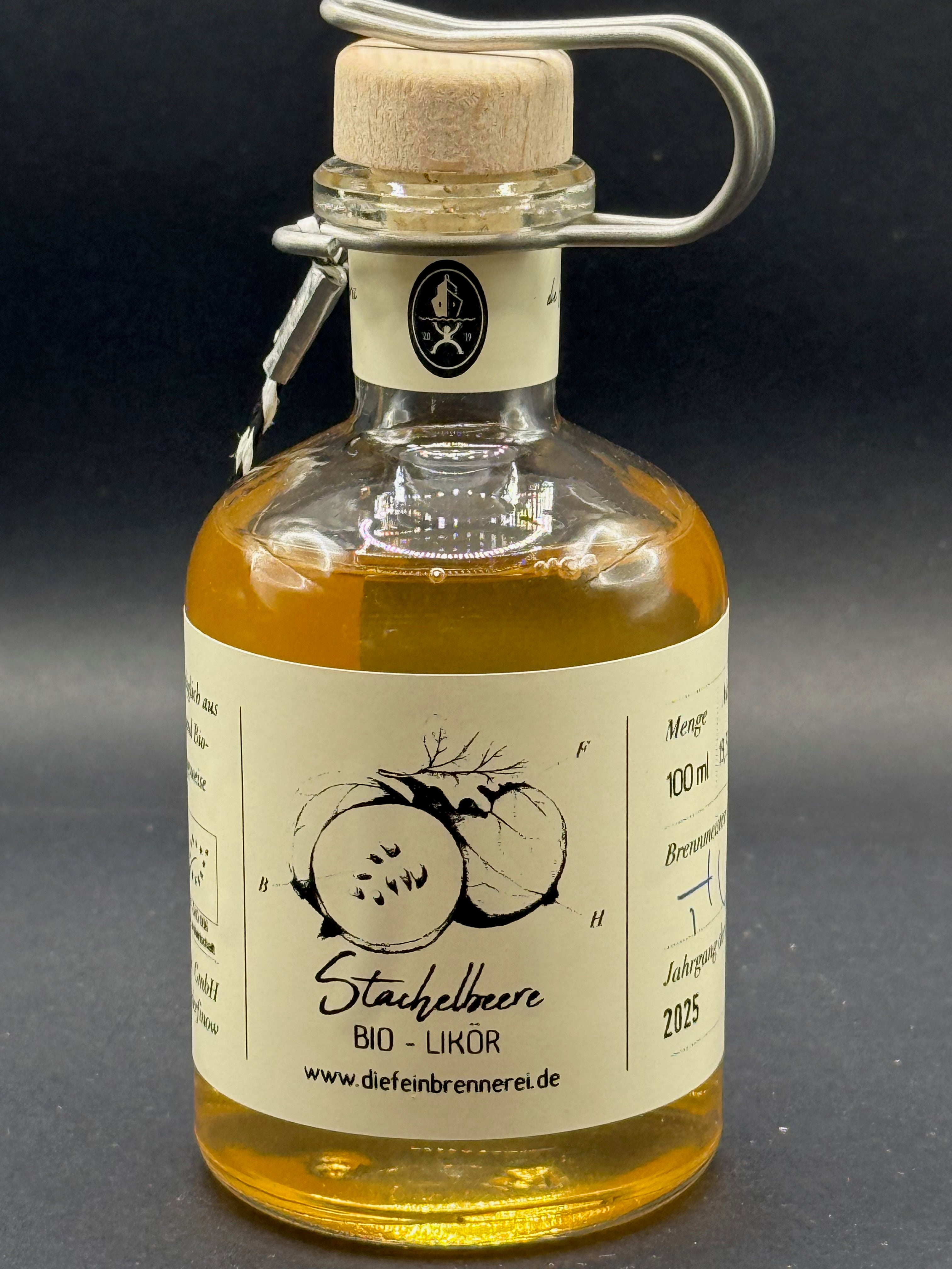 Stachelbeere - Likör (bio zertifiziert) - 100 ml