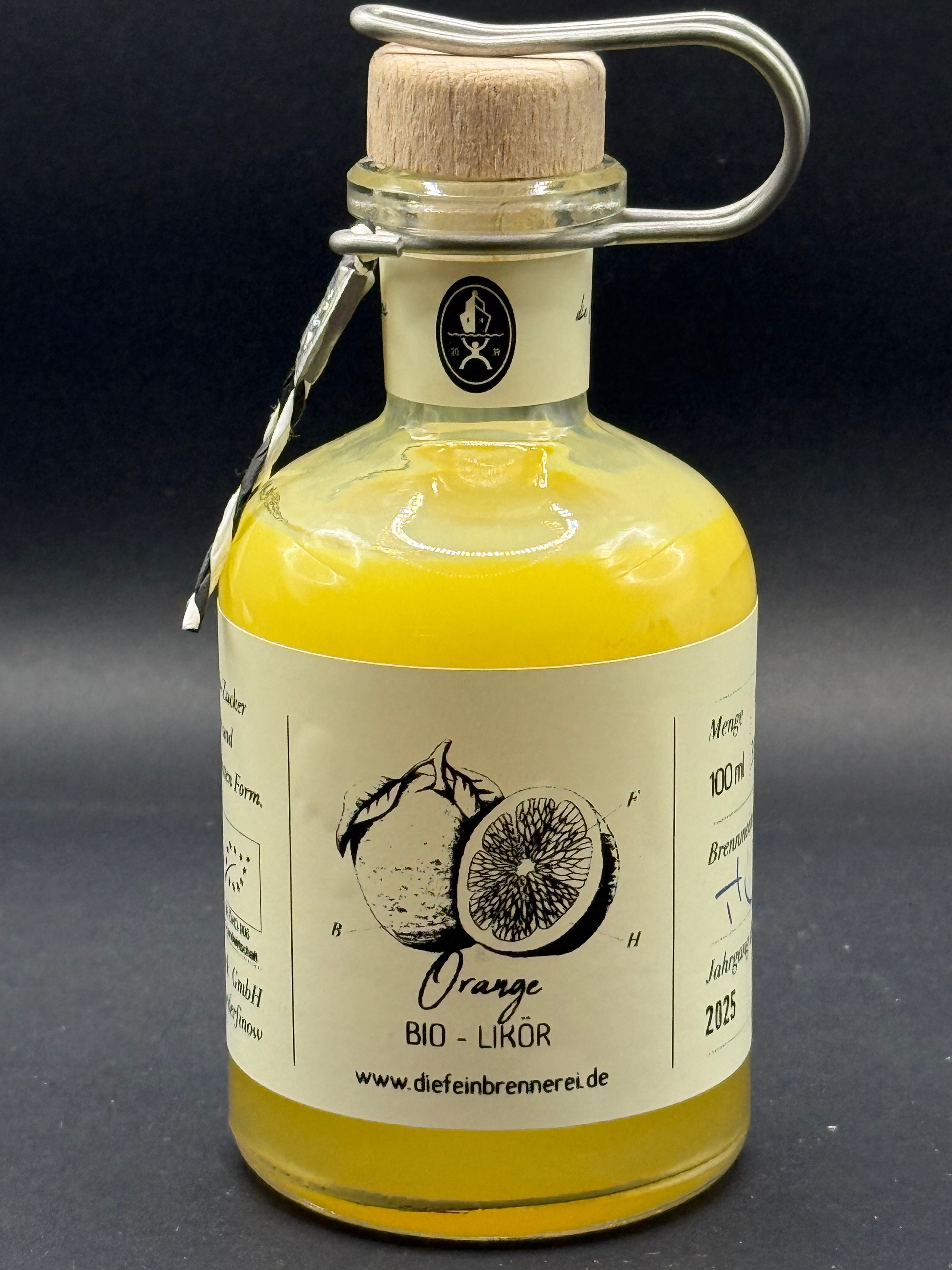 Orangen - Likör (bio zertifiziert) - 100 ml