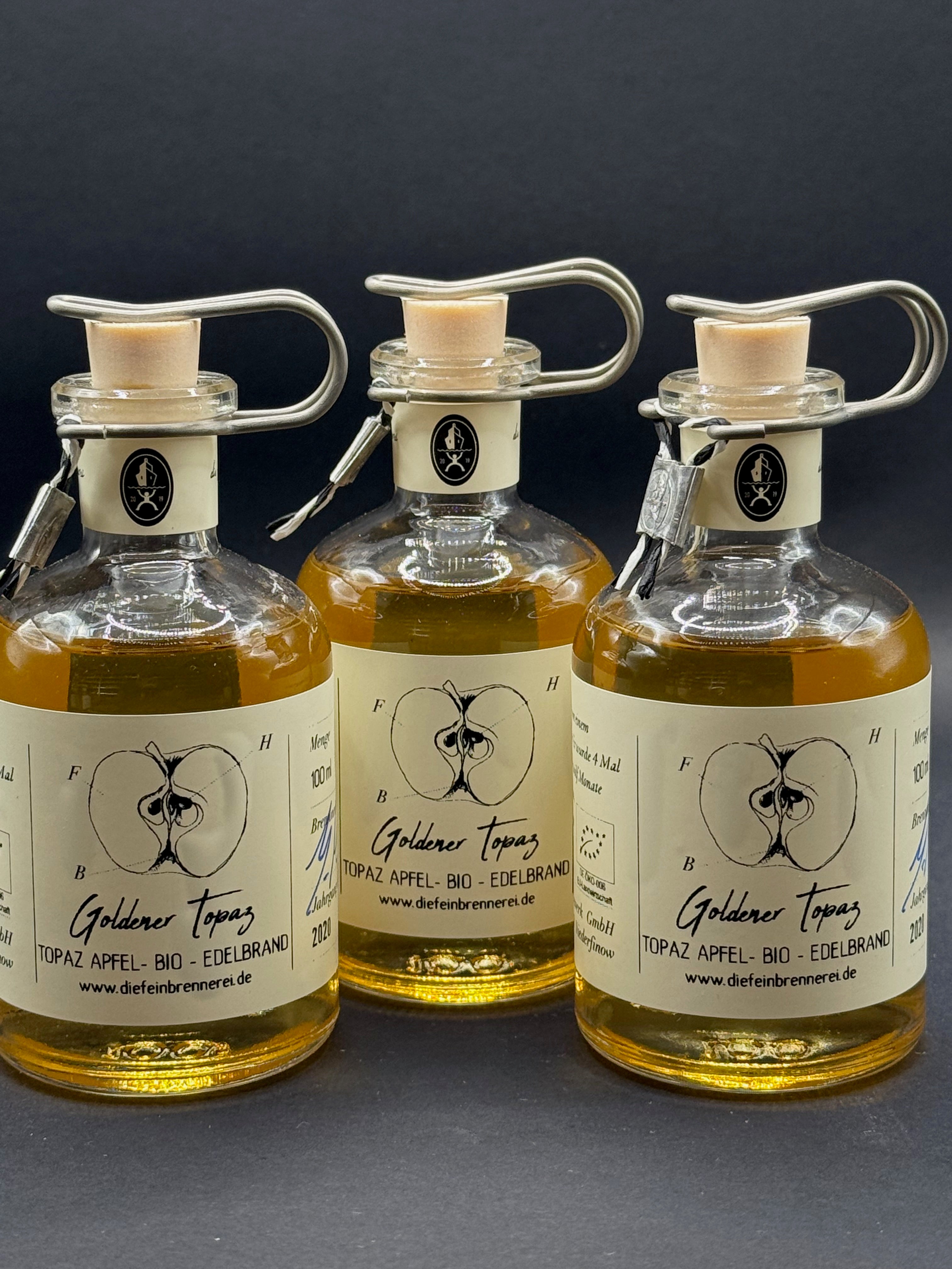 Goldener Topaz (Apfel - Edelbrand im Fass gereift) LIMITED EDITION - 100 ml