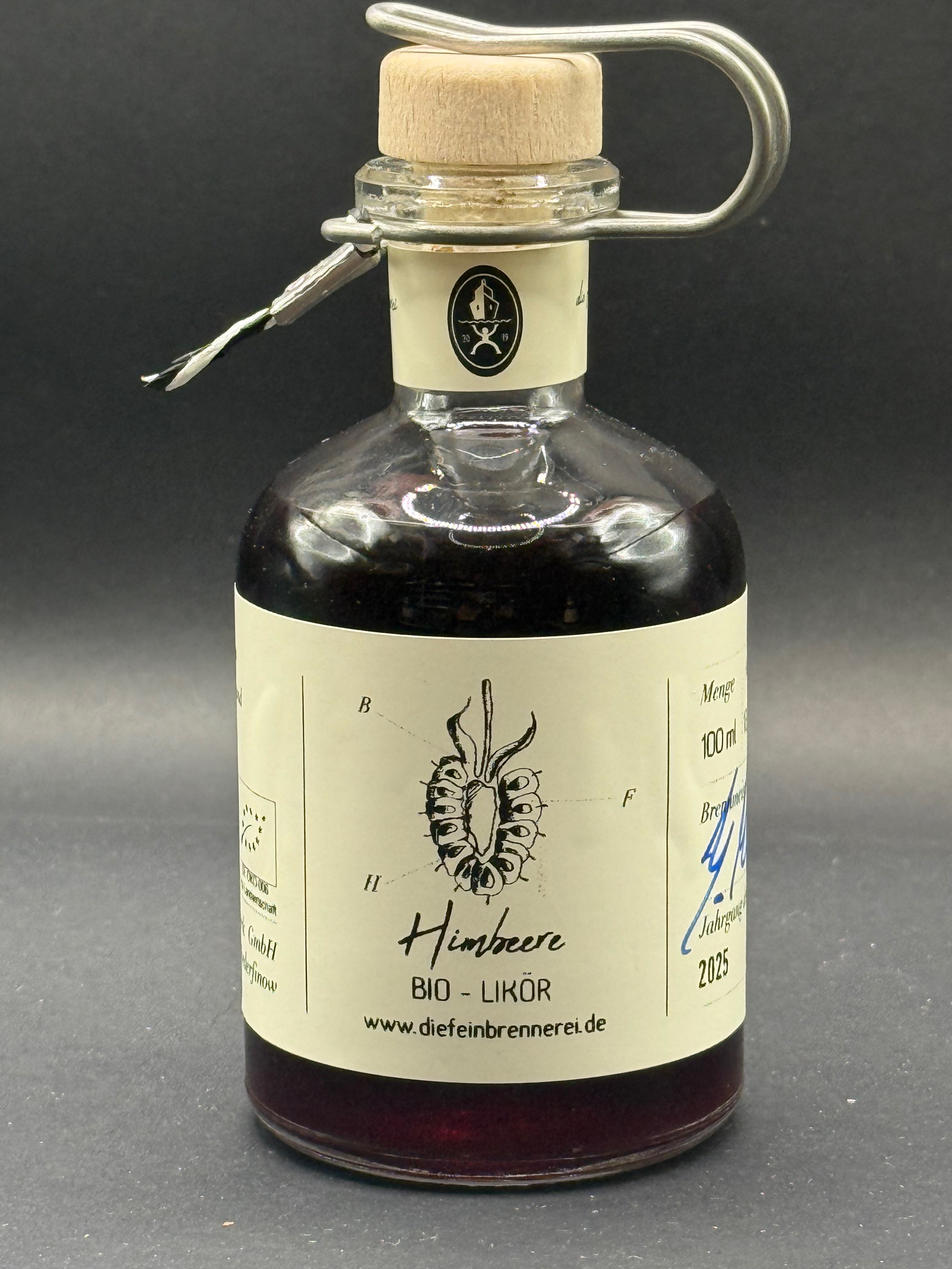 Raspberry liqueur (certified organic)