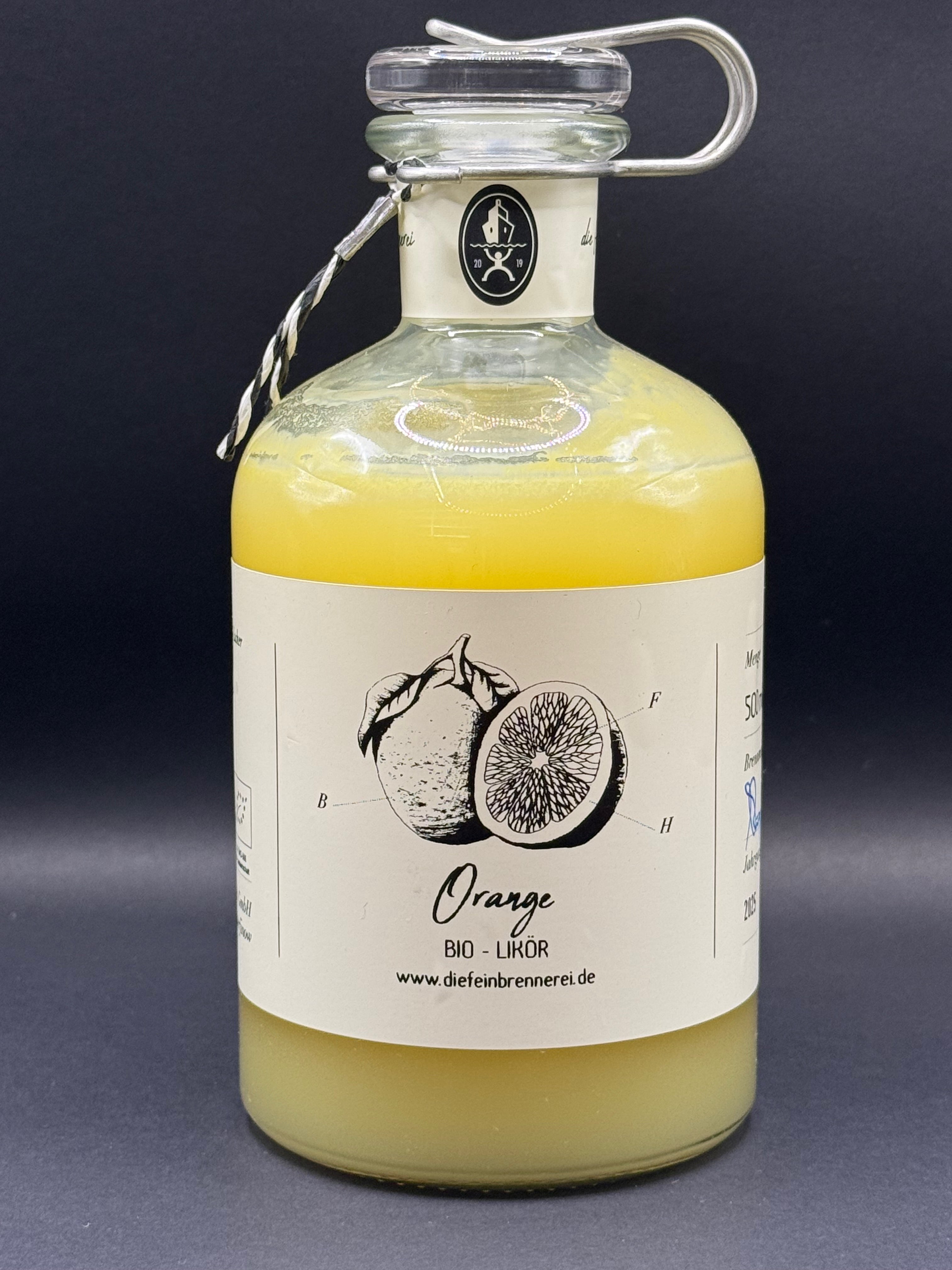 Orangen  - Likör (bio zertifiziert)