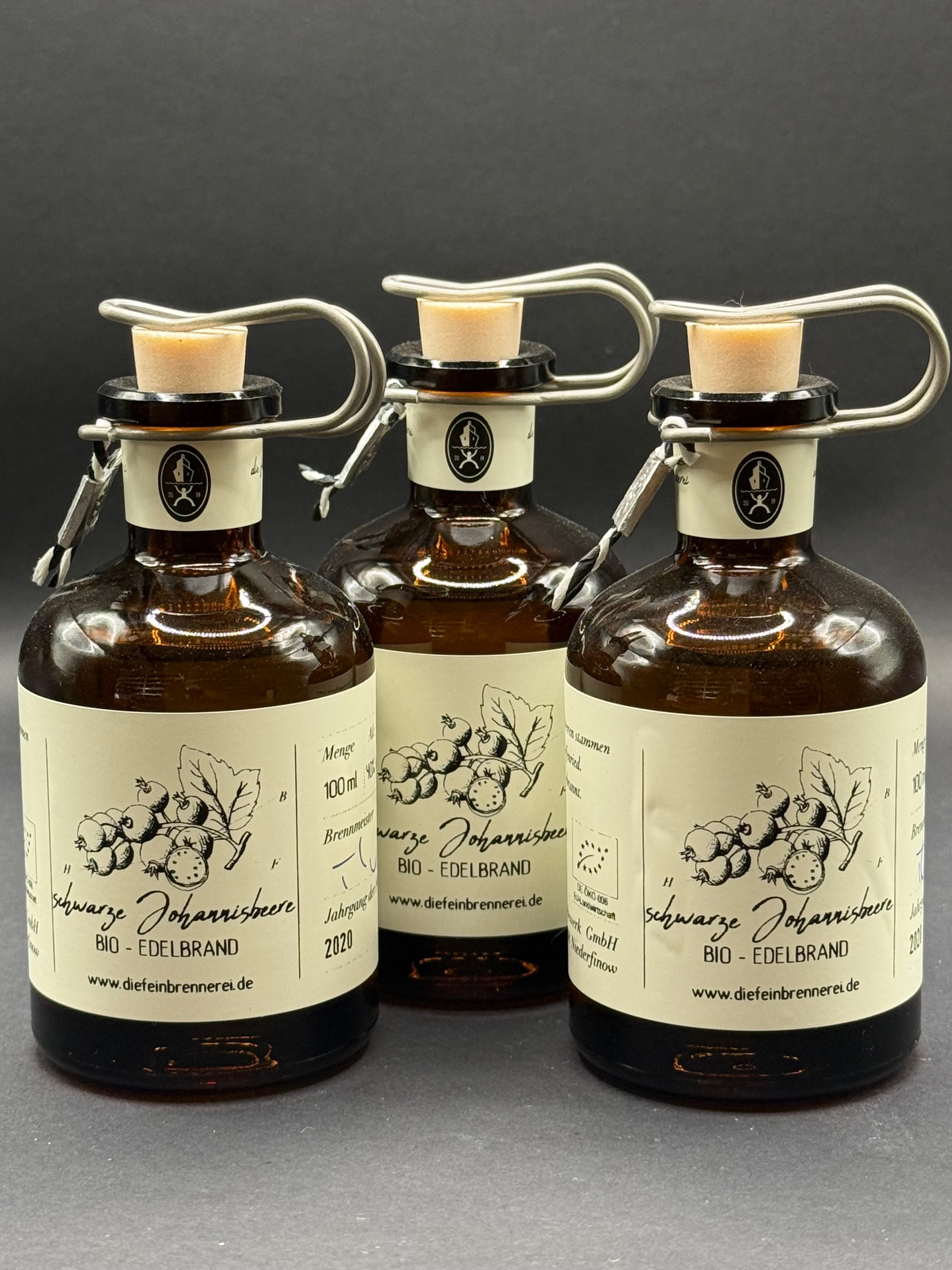 Schwarze Johannisbeere - Edelbrand (bio zertifiziert) - 100 ml