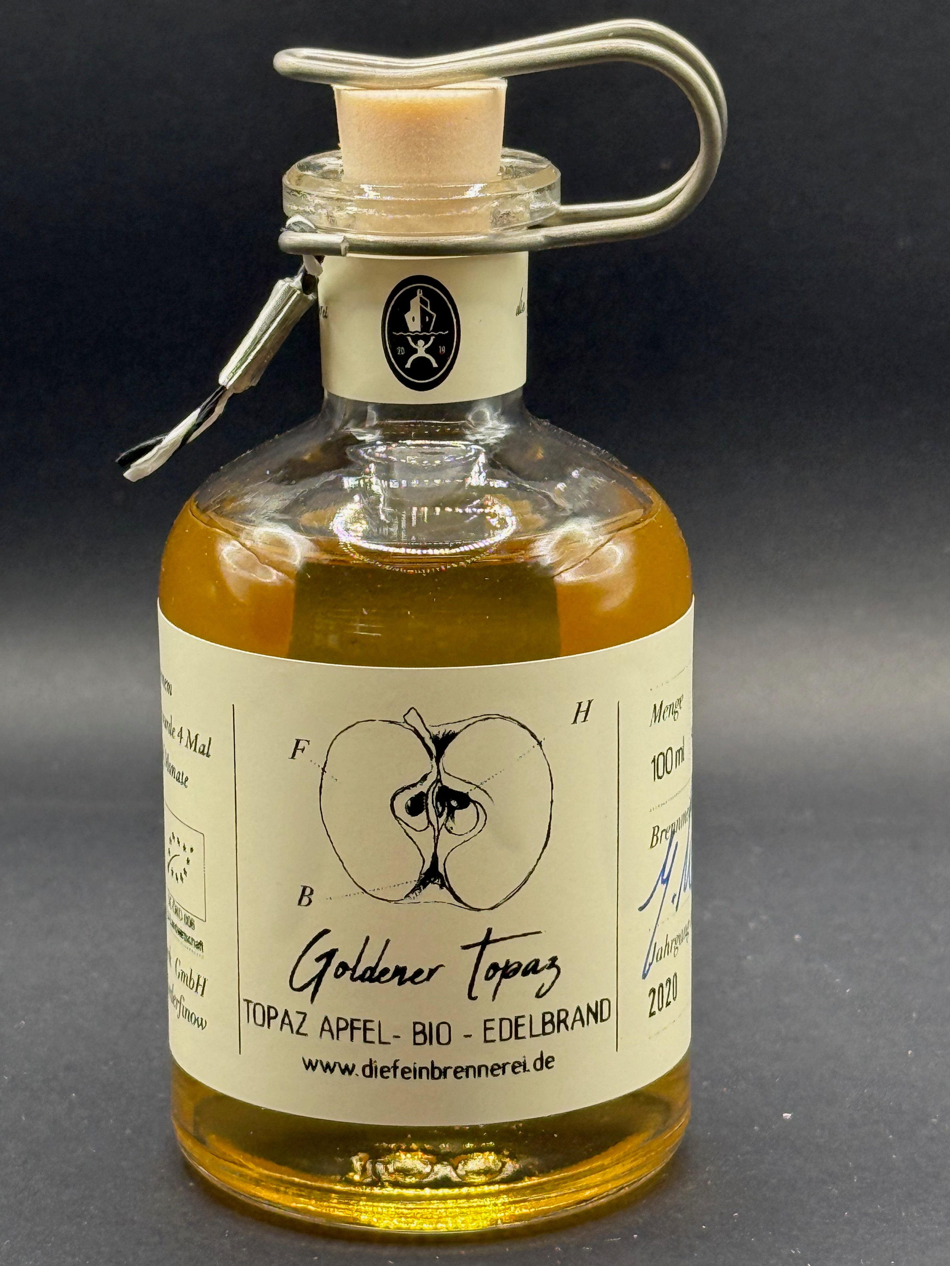 Goldener Topaz  (Apfel - Edelbrand im Fass gereift) LIMITED EDITION - 100 ml