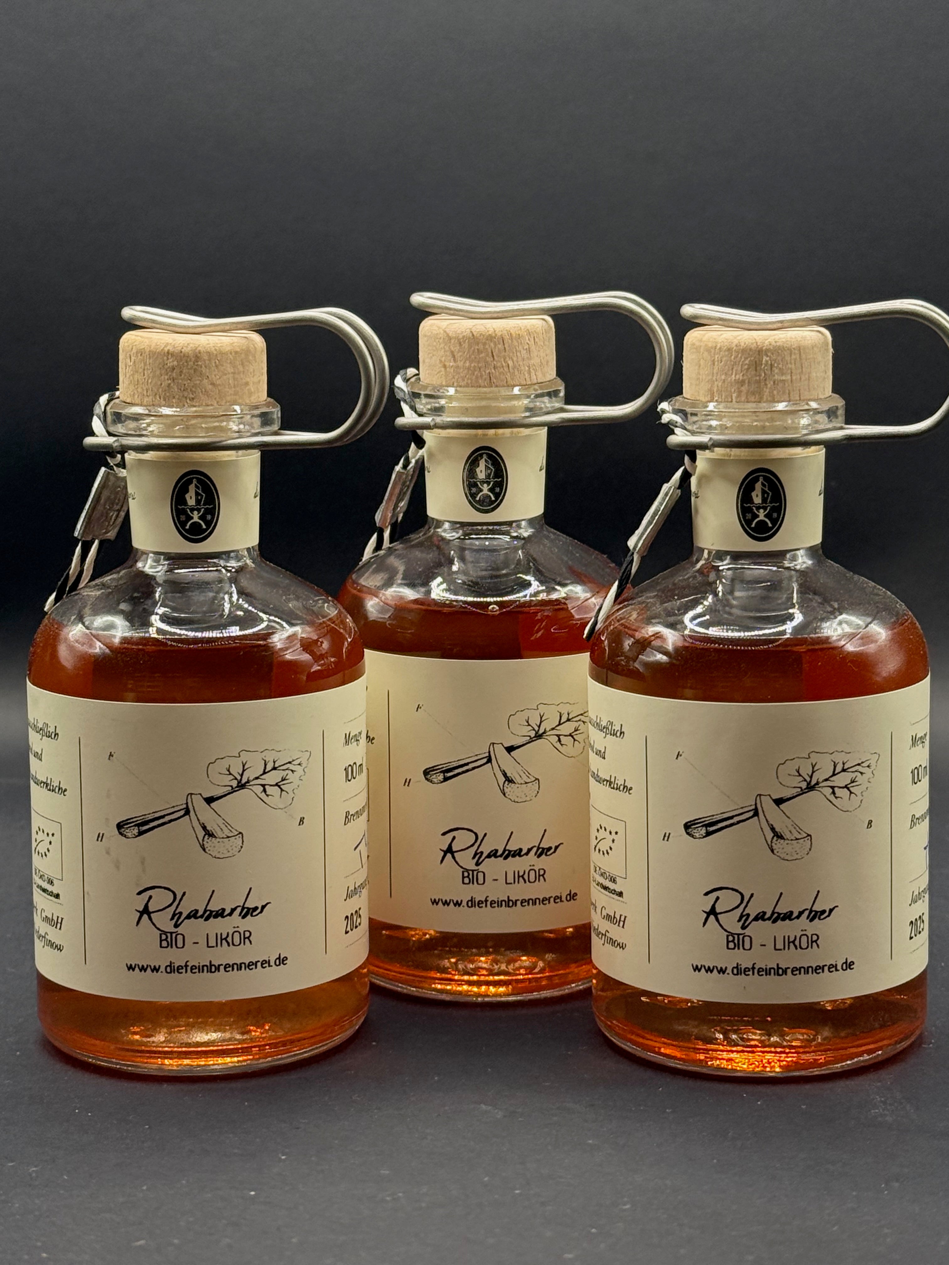 Rhabarber  - Likör (bio zertifiziert) - 100 ml